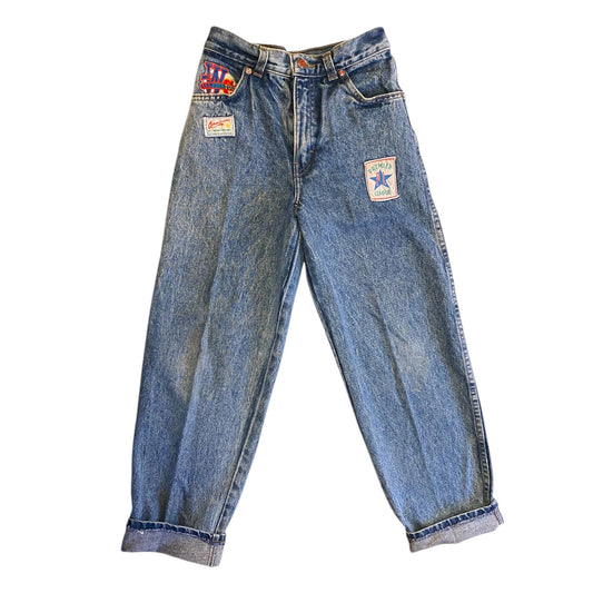 Vintage st Michael’s blue wash denim jeans. Age 11 years