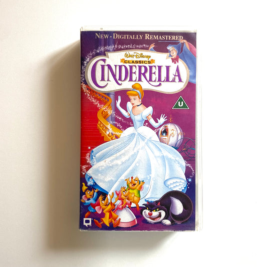 Vintage Disneys cinderella vhs tape