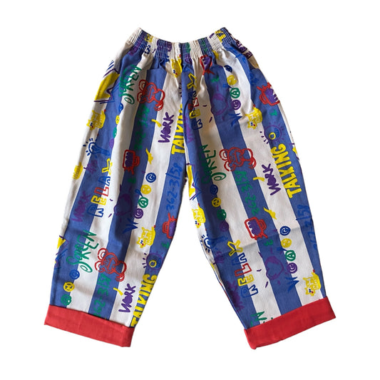 Bright 90s trousers size 3-4 years