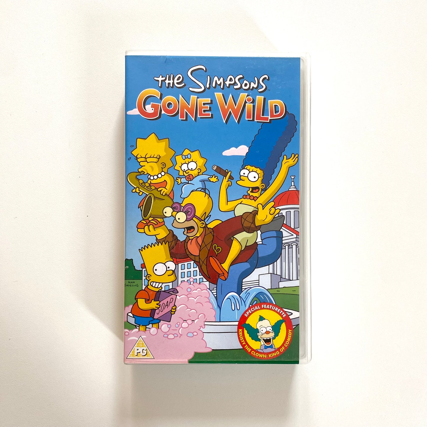 Vintage 2001 the simpsons vhs tape