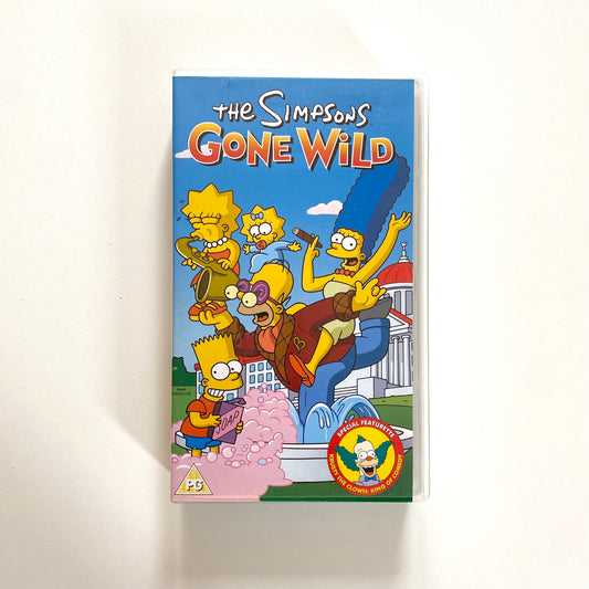Vintage 2001 the simpsons vhs tape