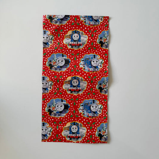 1 sheet of Christmas Thomas the tank paper