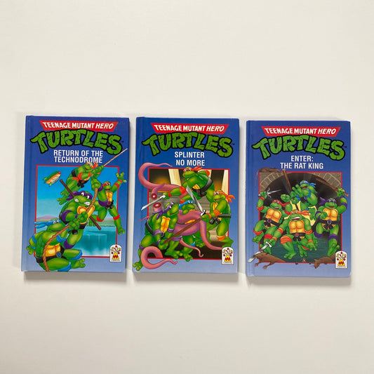 Vintage set of three turtles books.