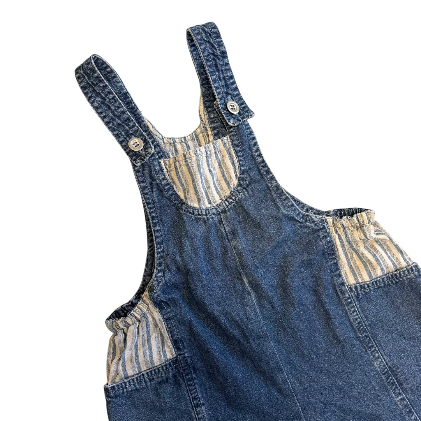 Vintage denim dungarees. Size 2-3 years