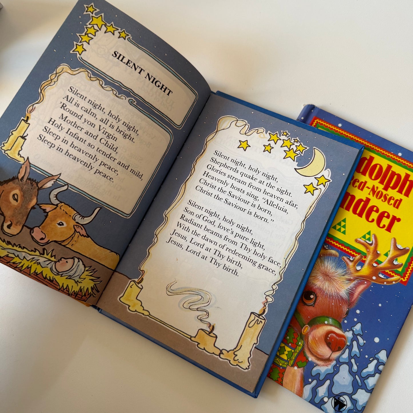 Vintage 1987 set of two Christmas books