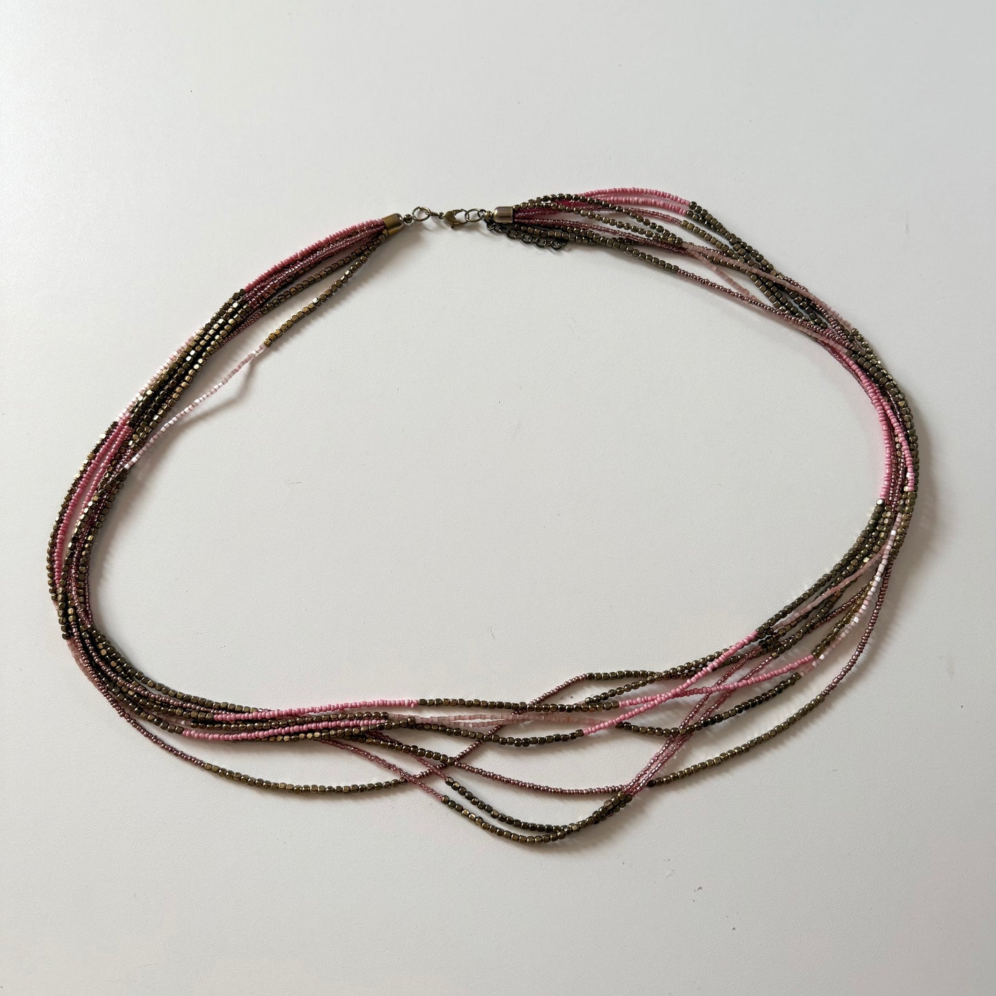 Multilayered vintage belly chain ~ clasp fastening