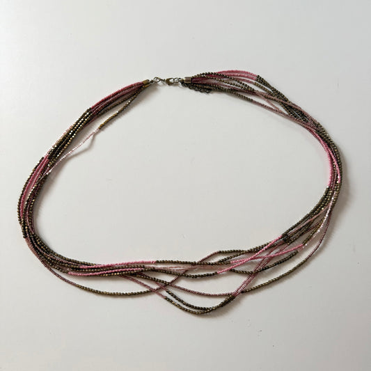 Multilayered vintage belly chain ~ clasp fastening