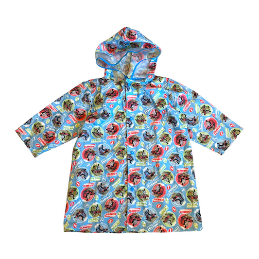Vintage waterproof Thomas the tank engine coat. Size 3-4 years