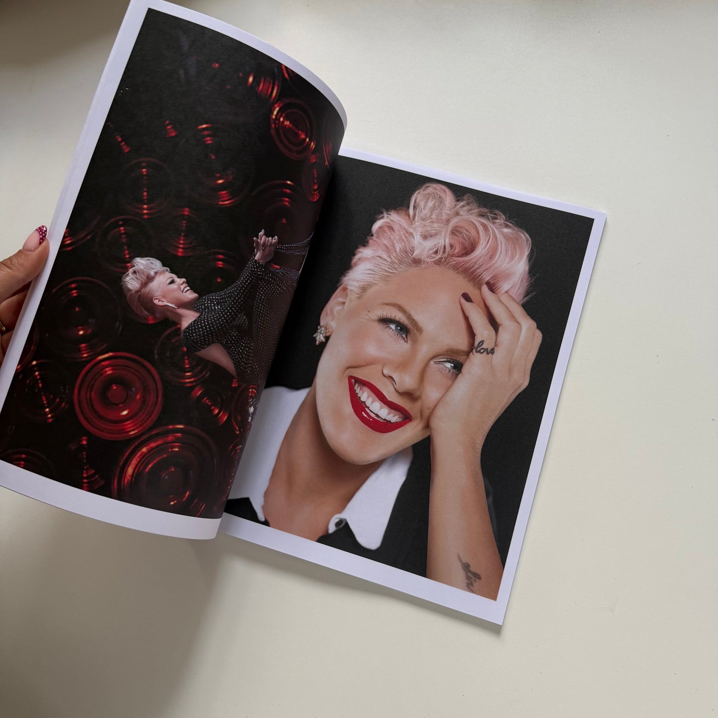 Vintage Y2K pink picture book / magazine