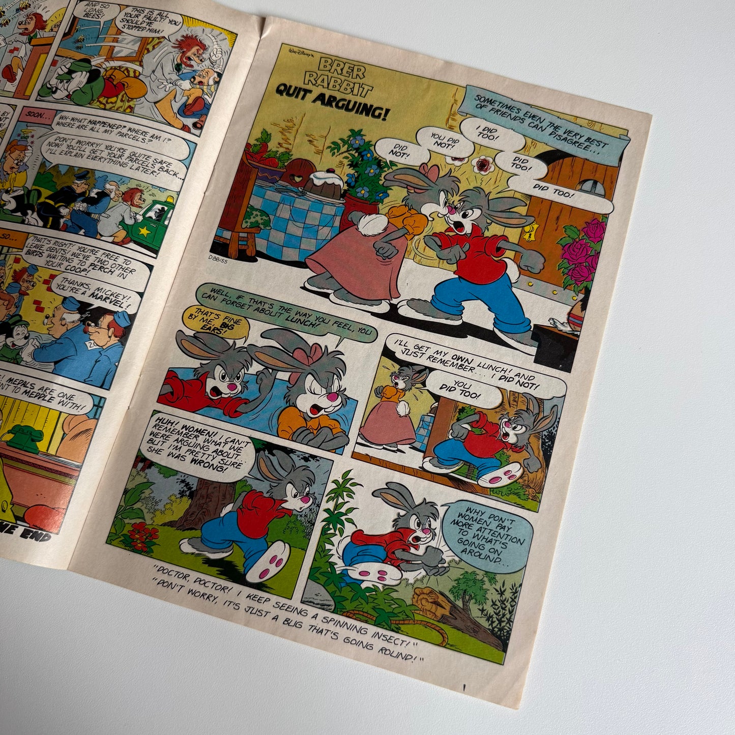 Vintage 1989 comic book ‘ Walt Disney’s Mickey Mouse and Friends