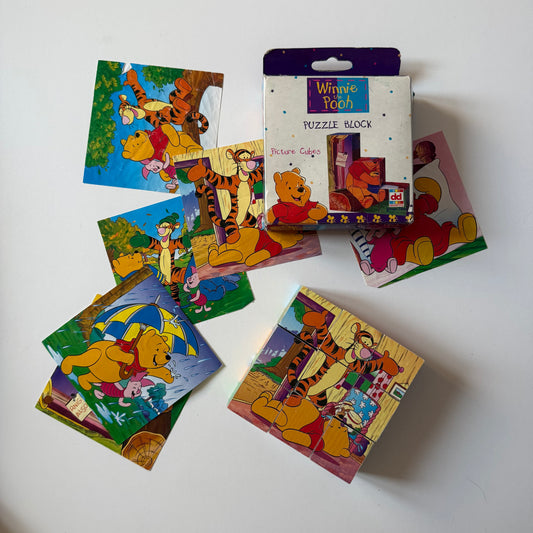 Vintage block puzzle. 6 different puzzles.