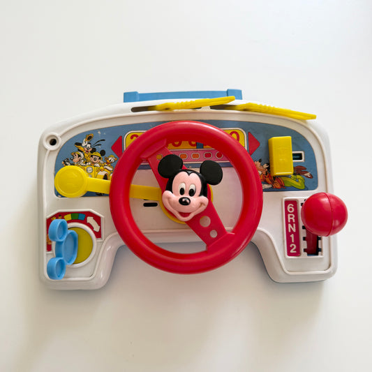 Vintage Disney carry around driver toy. Signs of wear.