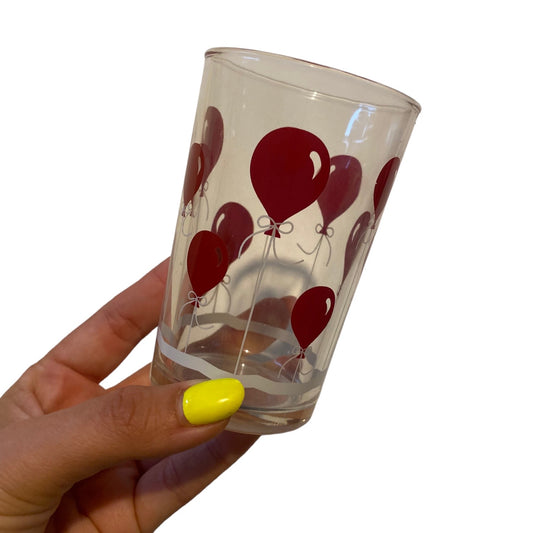 Vintage glass Balloon cup ~