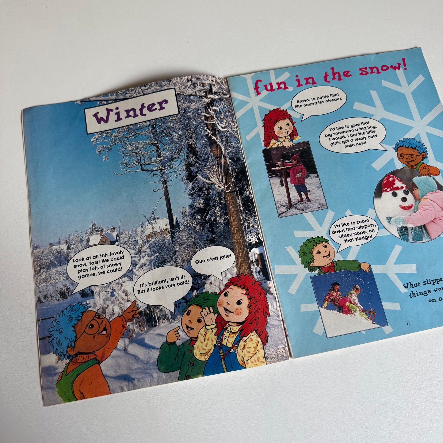 Vintage Tots tv magazine