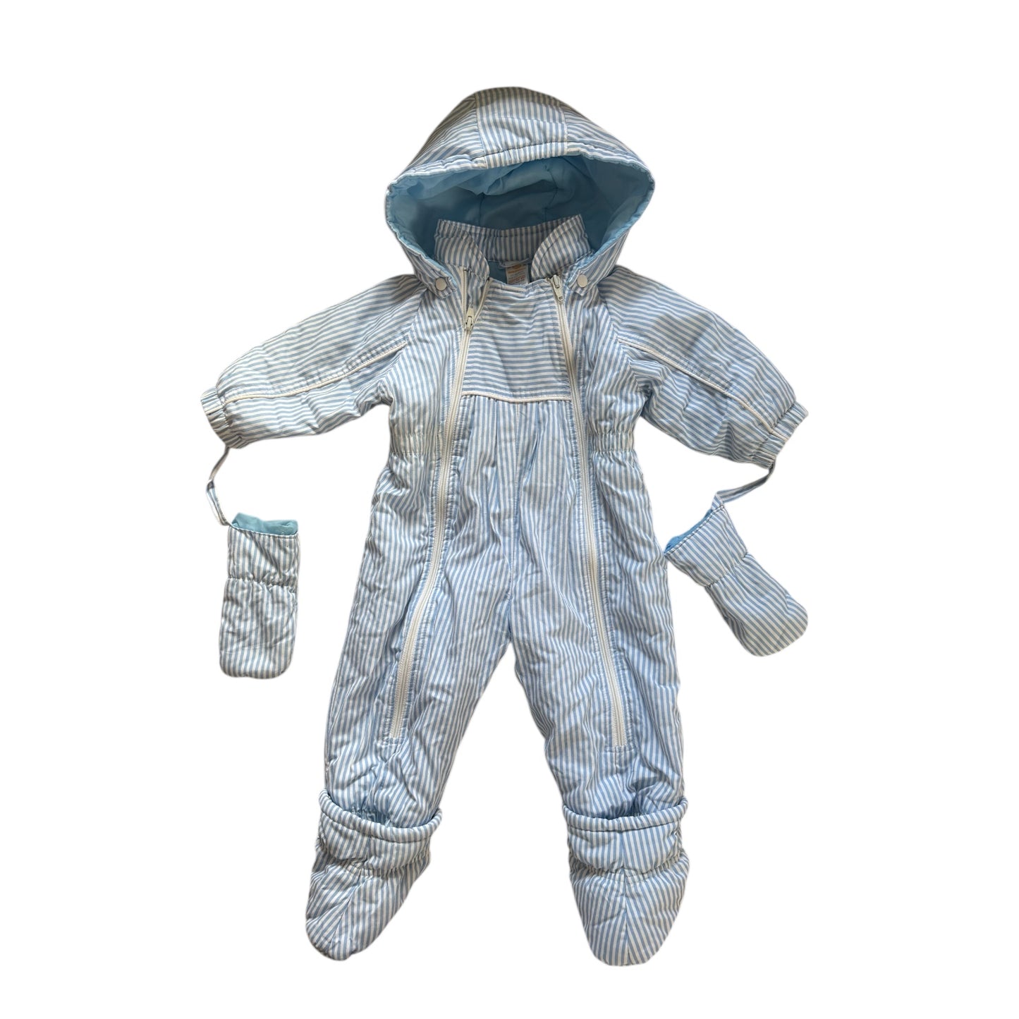 Vintage boots pram suit/ bodysuit. Size 6-12 months.