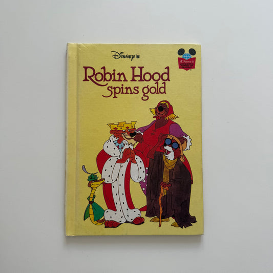 Vintage 1979 Disney Robin Hood book