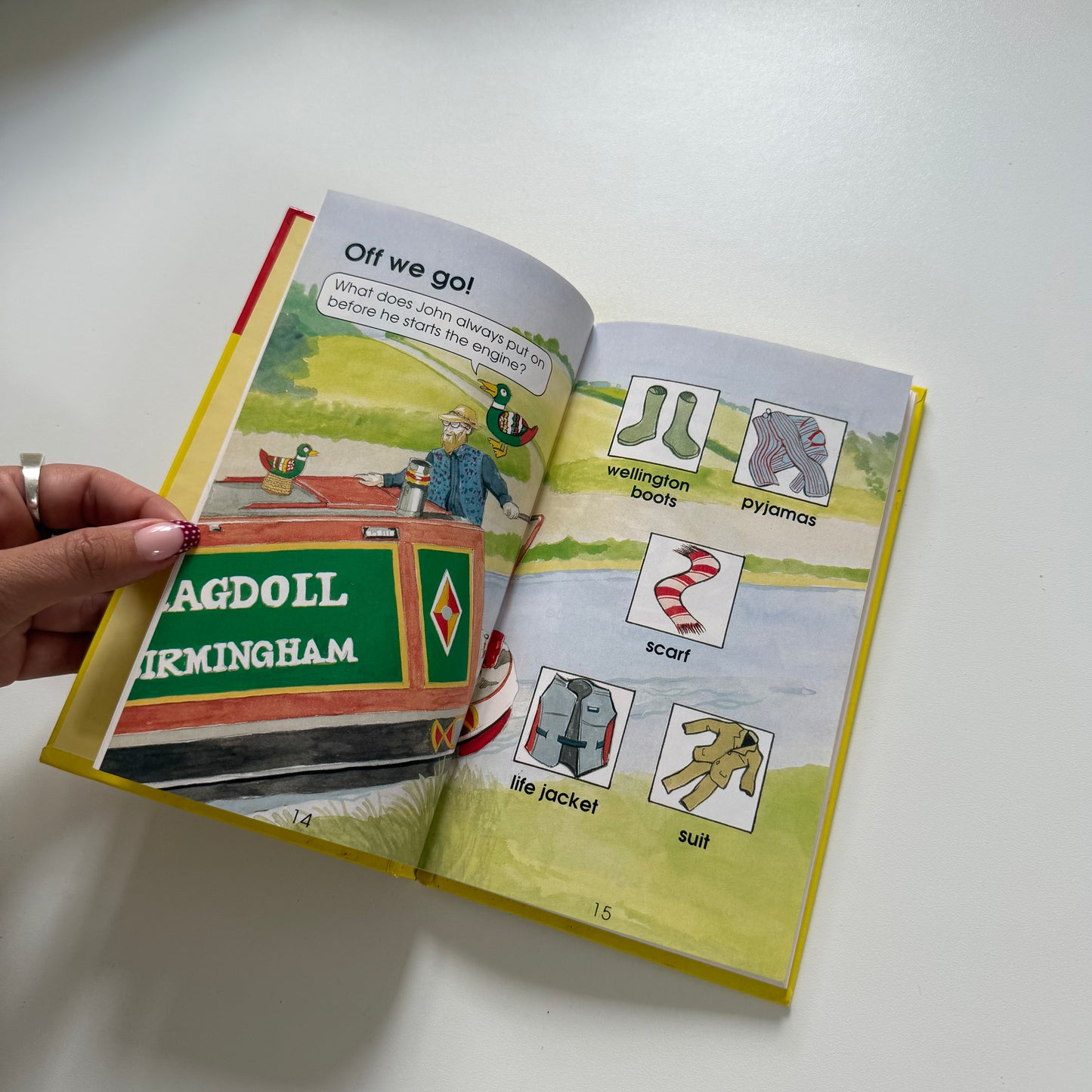 Vintage 1991 Rosie and Jim book