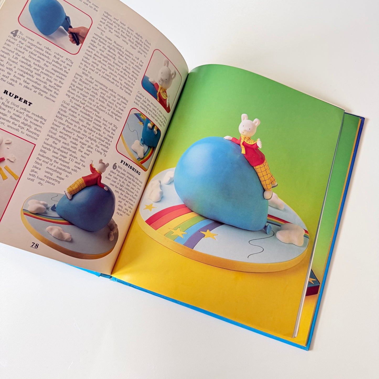 Vintage 1999 character cakes book
