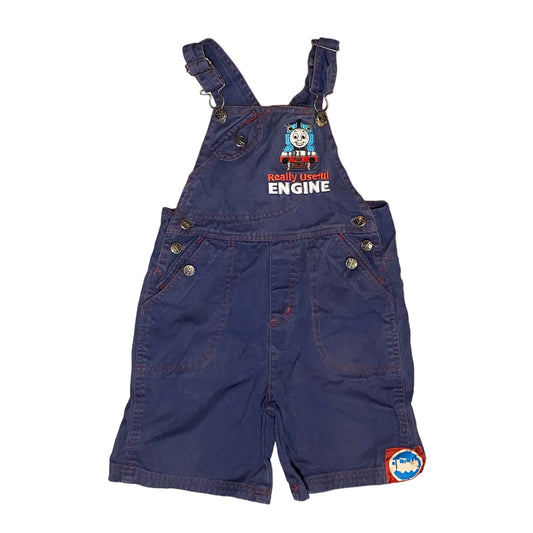 Vintage Thomas the tank engine dungarees / shortalls. Age 3-4 years