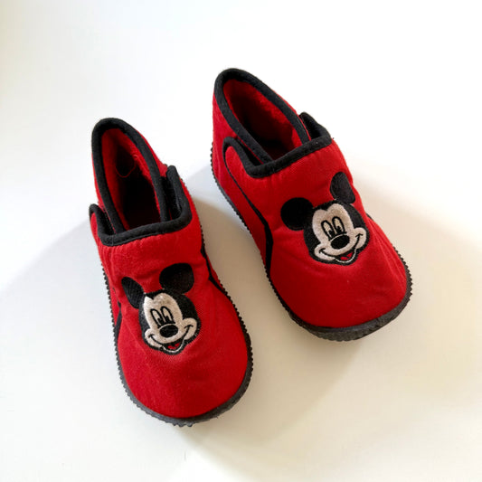 Vintage 90s Mickey Mouse slippers. Size 17 (10-10.5 UK)