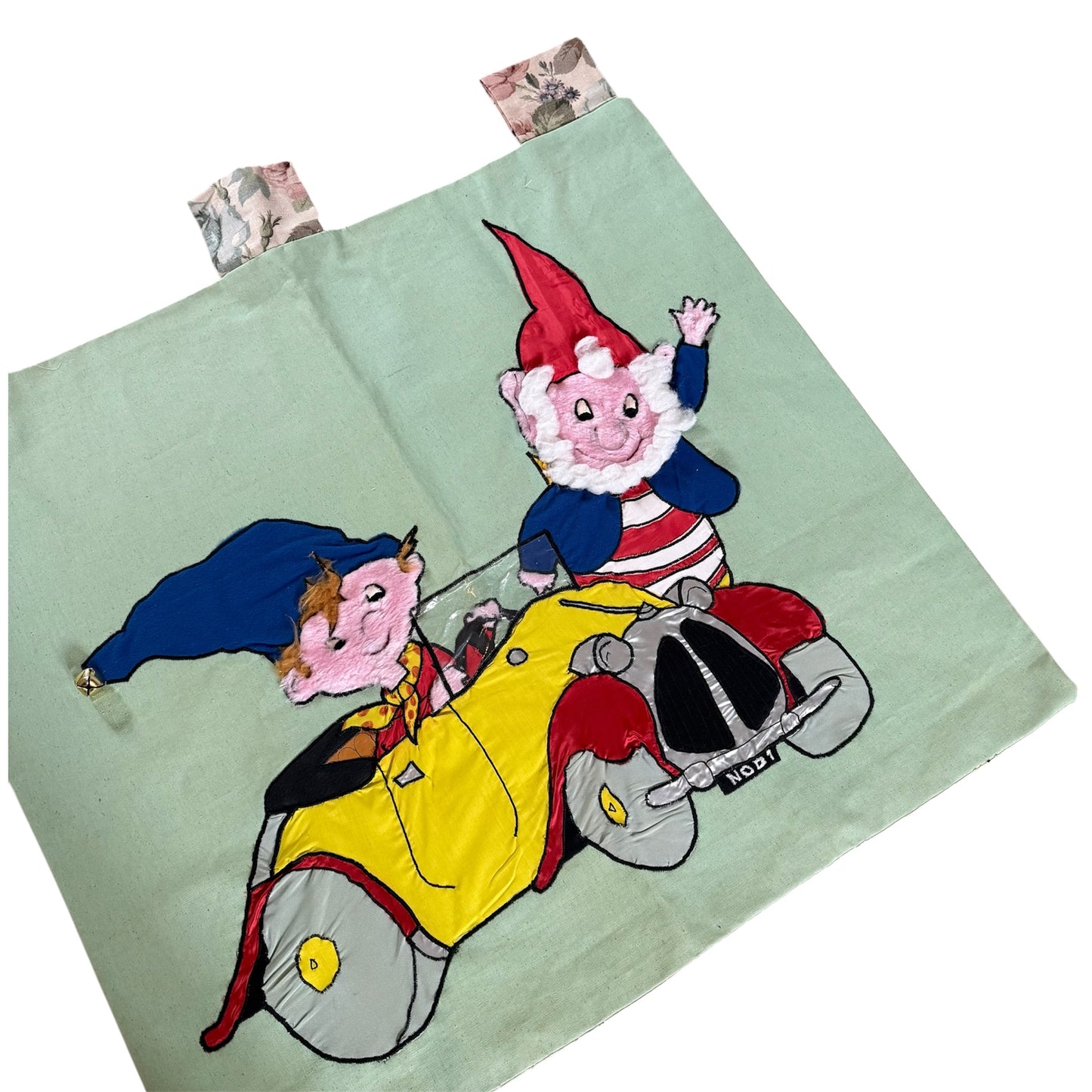 Handmade noddy wall hanging. Has little quirks. Condition as shown.