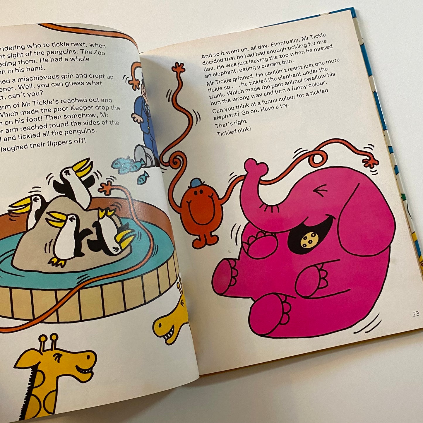 Vintage 1983 mr men annual. First page has a rip.