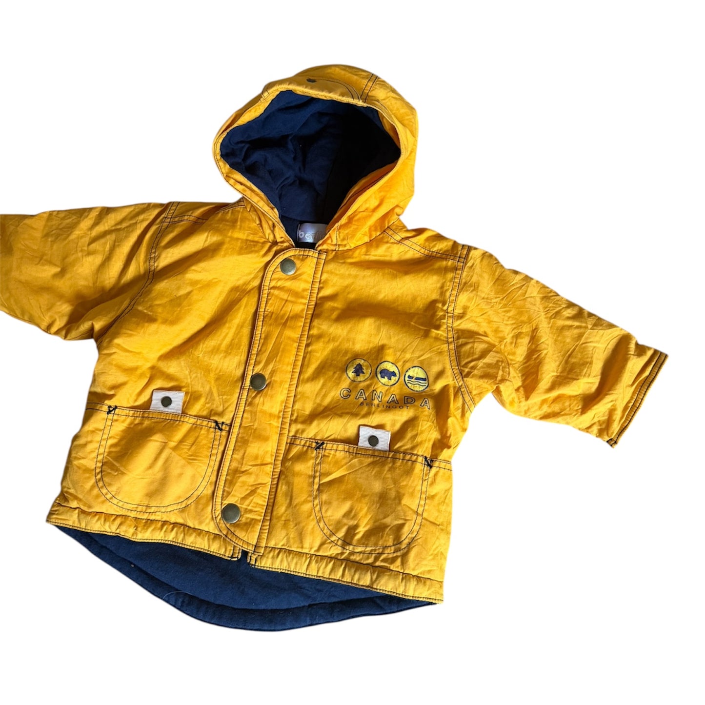 Vintage canada mustard yellow coat. Size approx 18 months