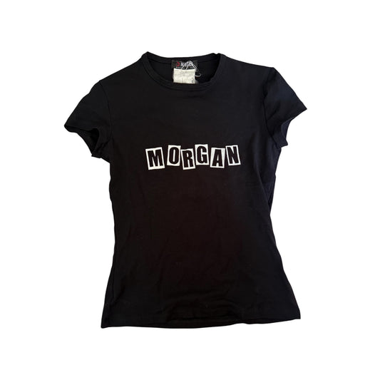 Vintage Morgan de toi mesh spellout tshirt. Size S