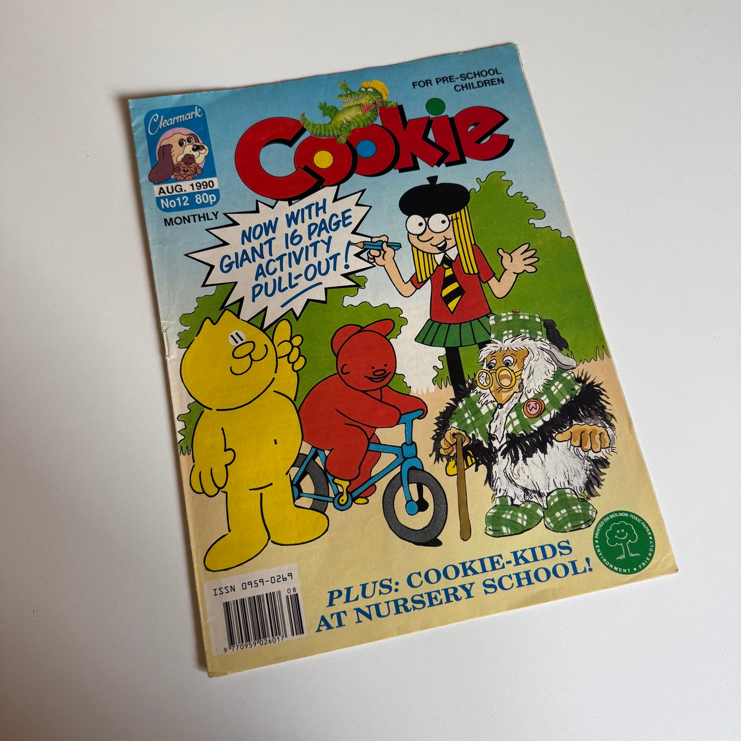 Vintage 1990 cookie comic magazine