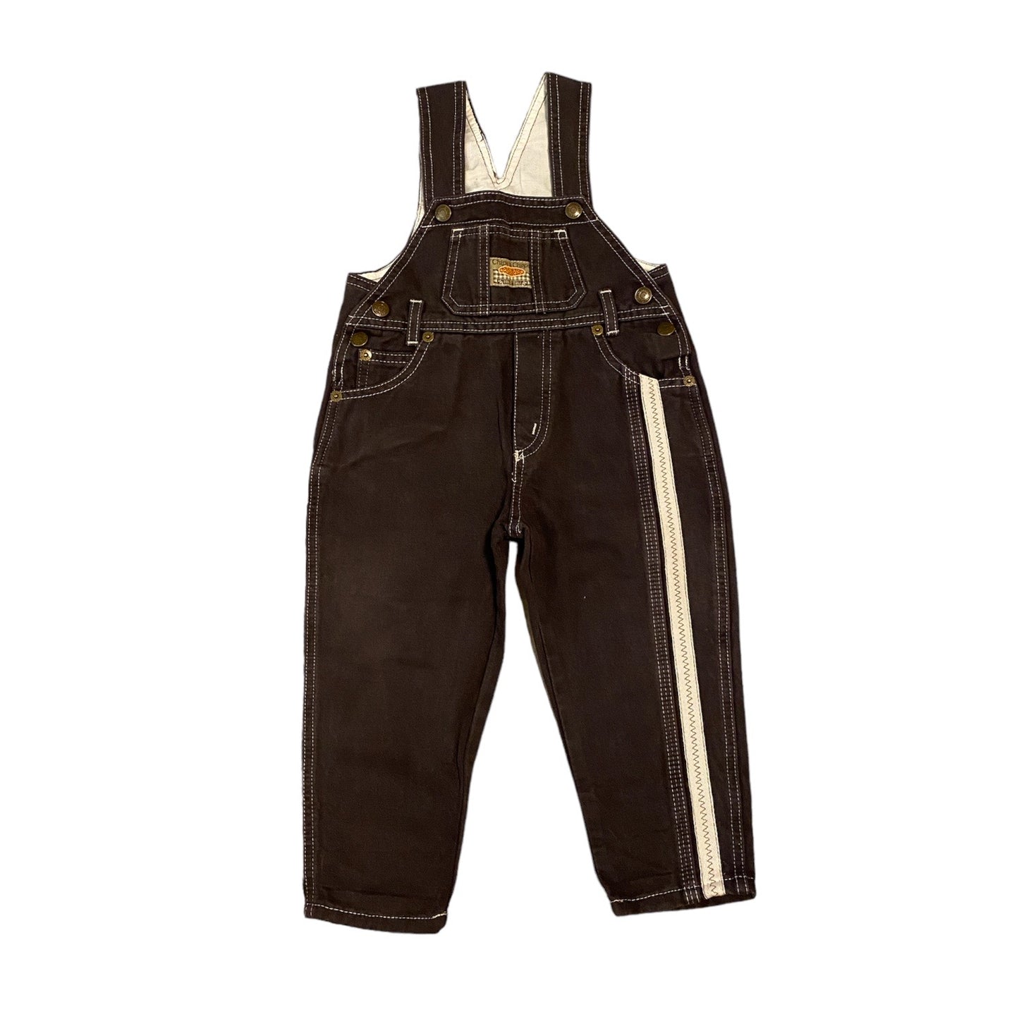 Vintage C&A ‘palomino’ dark grey dungarees 18-24 months