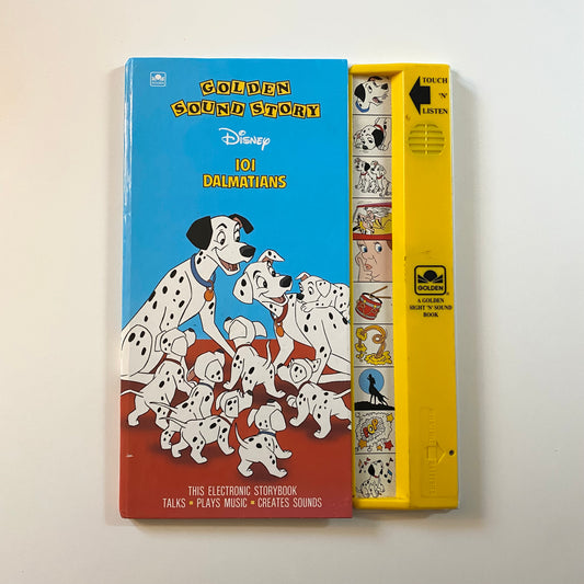 Vintage 1991 101 dalmations sound book. Needs new batteries