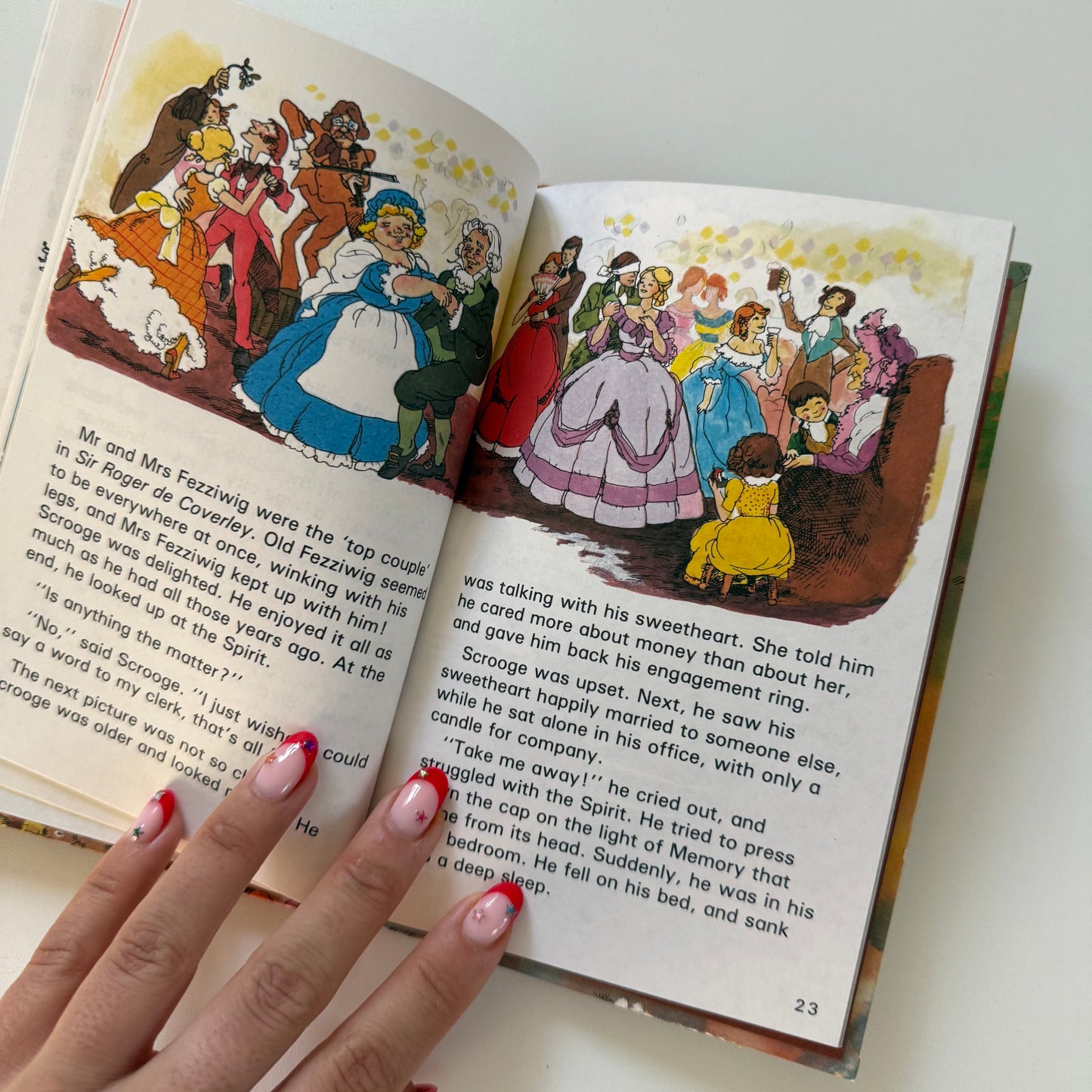 Vintage ladybird Christmas book