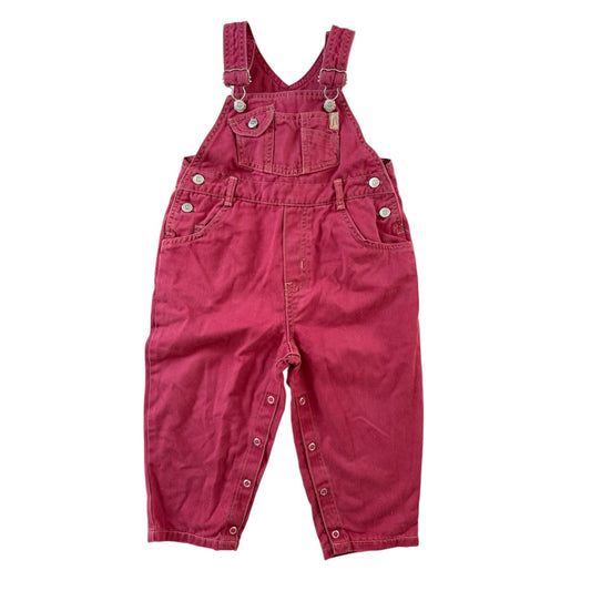Vintage dusty red/ pink Adam’s dungarees. Size 12-18 months