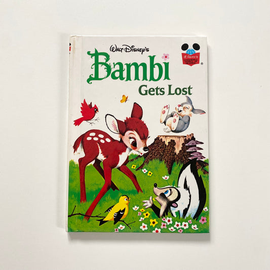 Vintage 1972 Disney Bambi book