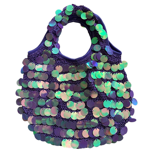 Vintage Y2K newlook purple sequin bag