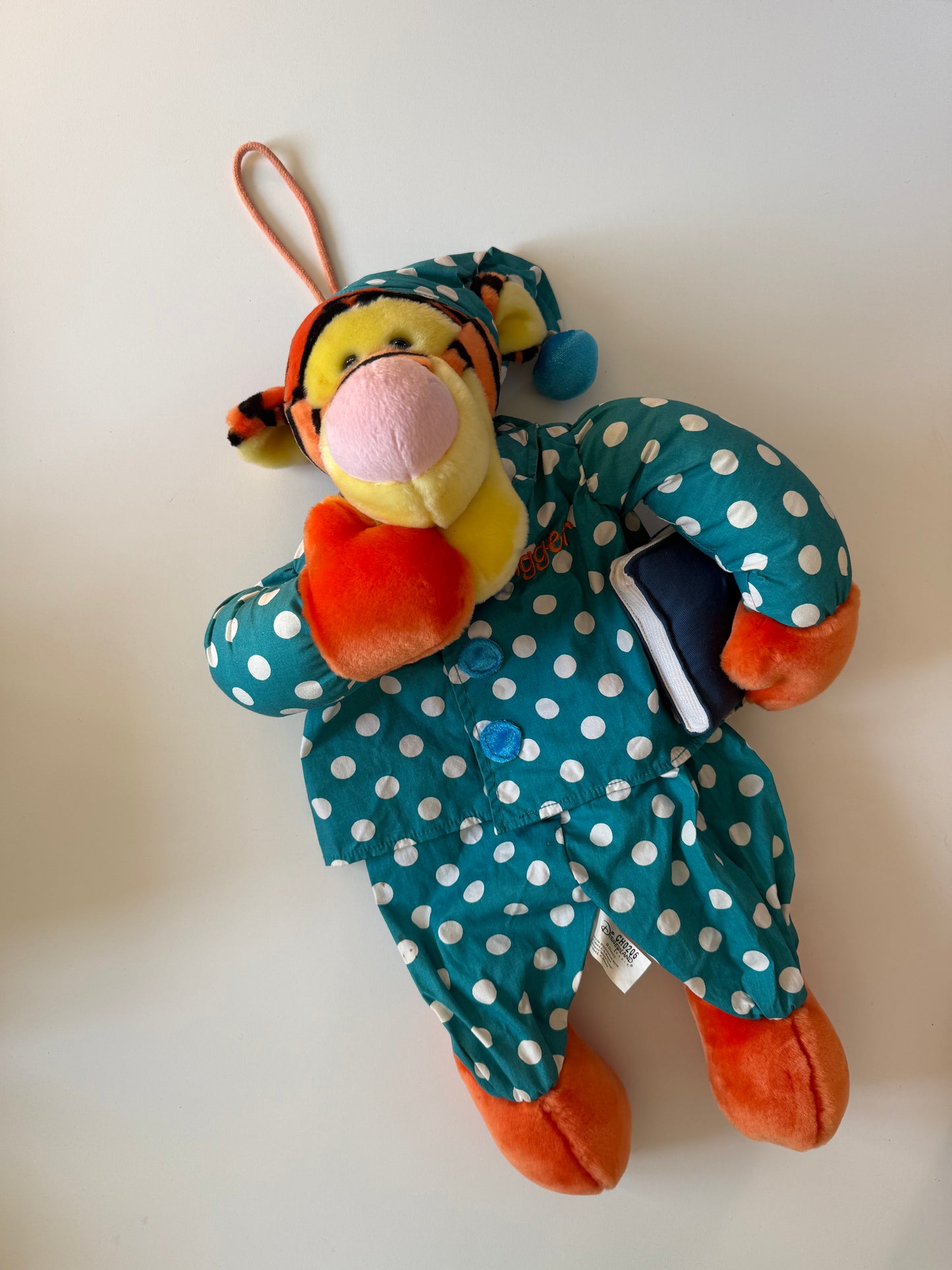 Vintage Winnie the Pooh tigger pyjama case/ hot water bottle case.