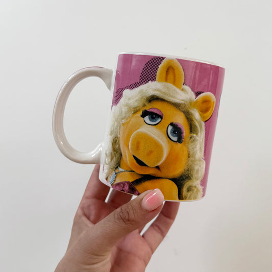 Mrs piggy muppets ceramic mug