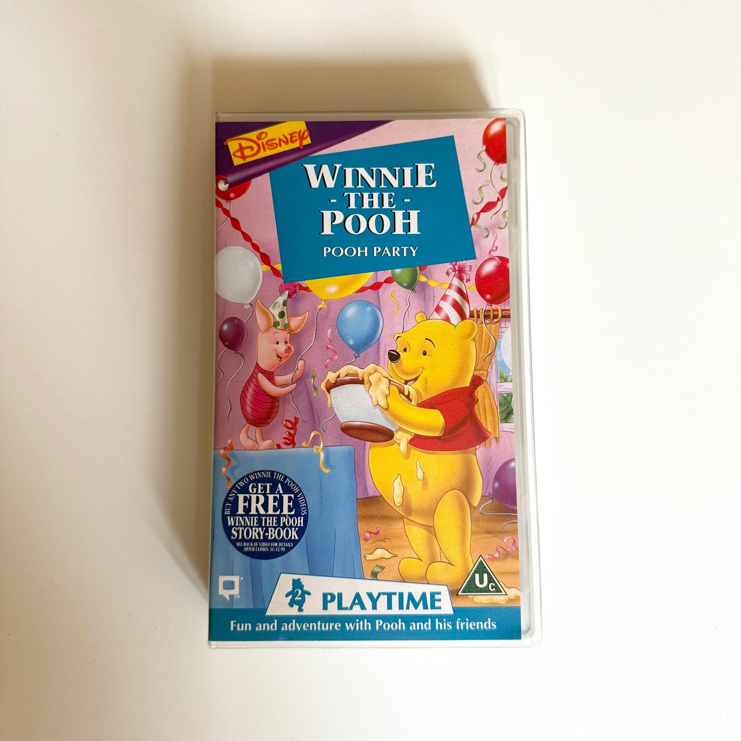Vintage Winnie the Pooh vhs tape