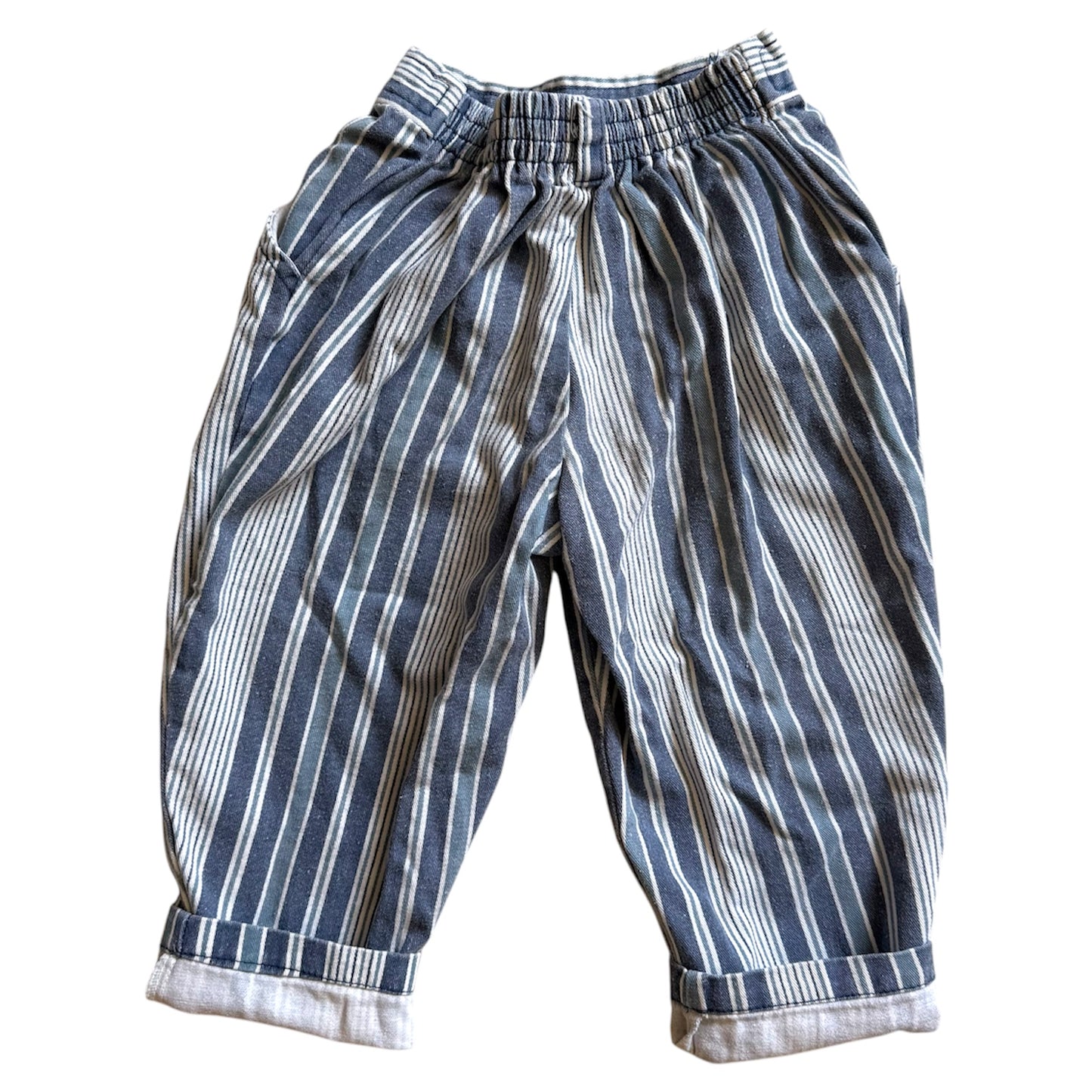 Vintage striped jeans. Size 18 months