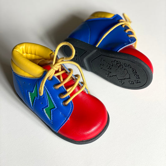 Vintage colourblock adams baby boots