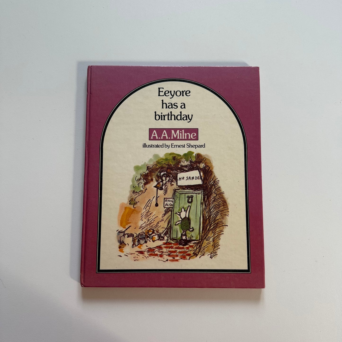 Vintage 1973 Eeyore has a birthday hardback book