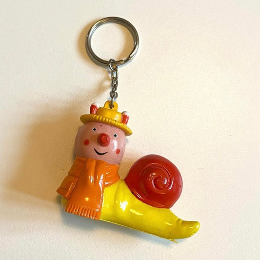Magic roundabout vintage 1992 Brian the slug key ring