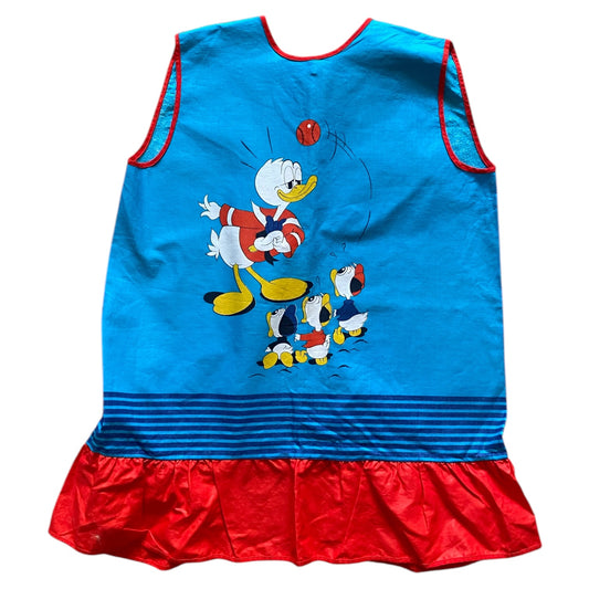 Vintage Donald Duck cotton apron. Size 2-3 years