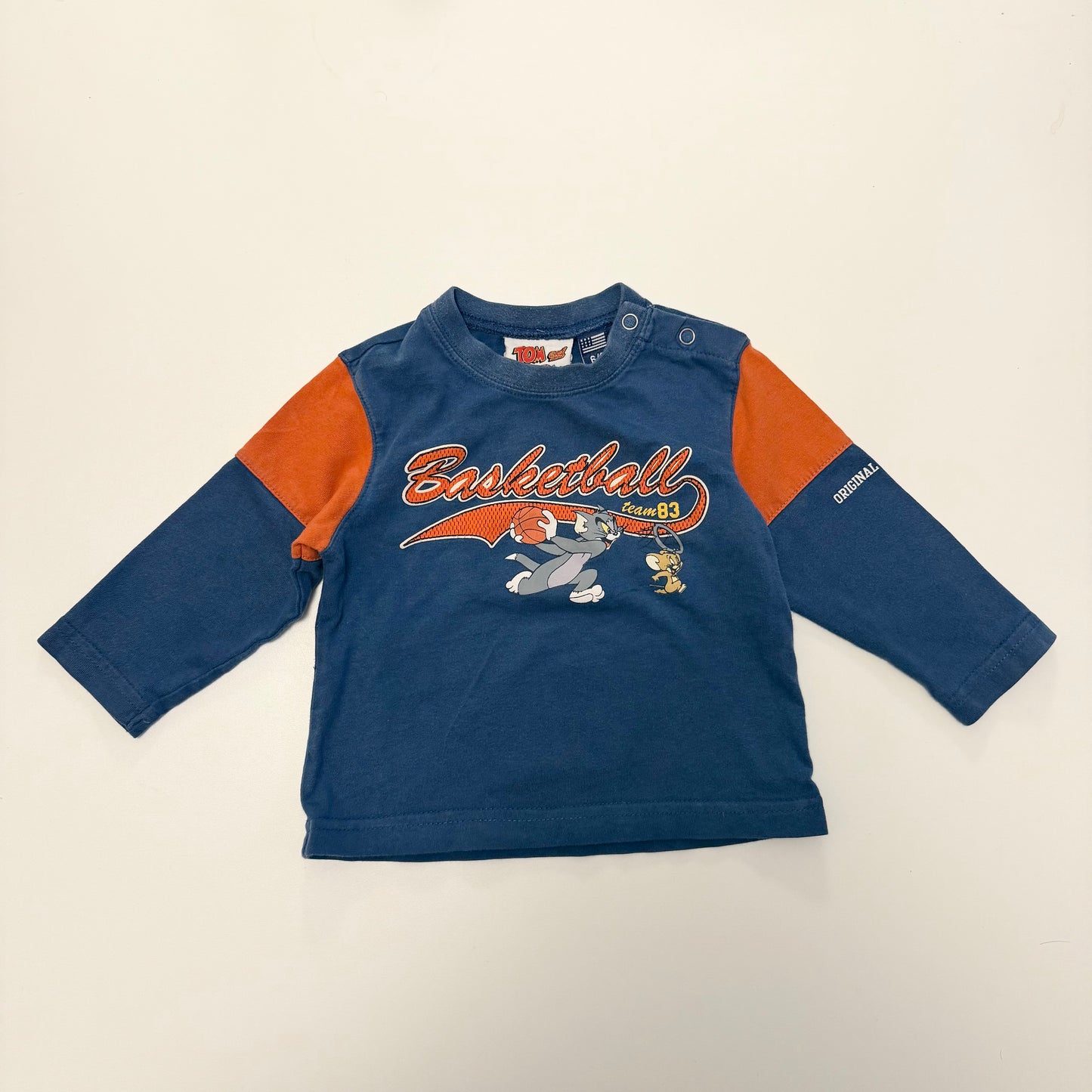 Vintage Tom and Jerry tshirt. Size 6-9 months