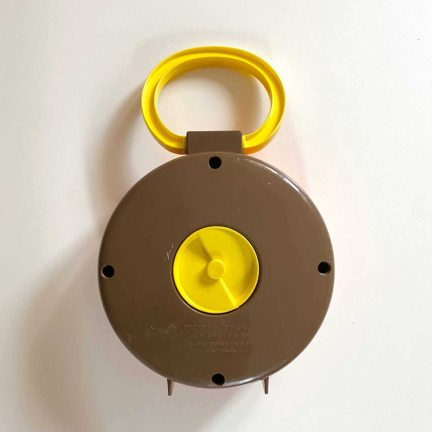 Vintage matchbox 1972 rhyme time clock