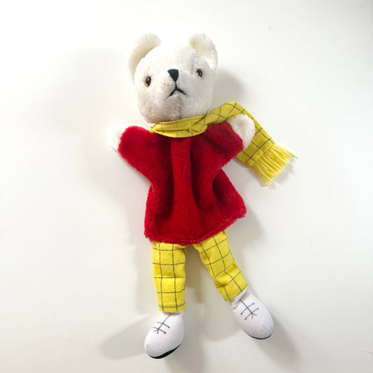 Vintage Rupert bear hand puppet