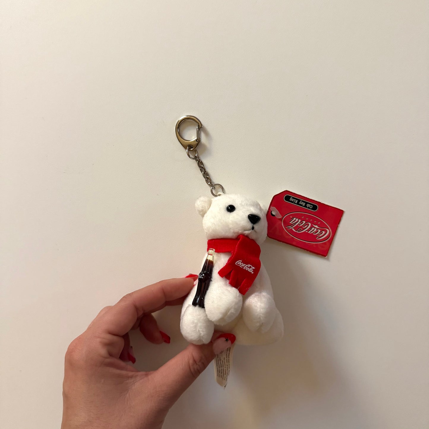 Vintage 1999 Coca Cola bear keyring