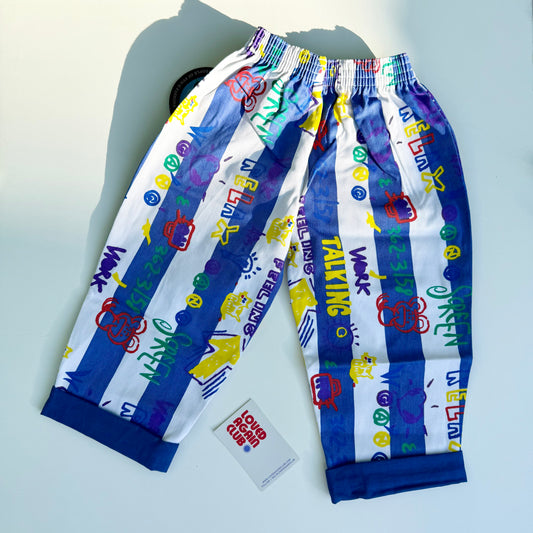 Bright 90’s striped trousers. Size 2-3 years