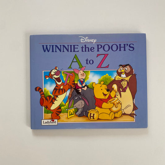 Vintage 1993 Disney Winnie the Pooh a to Z book.