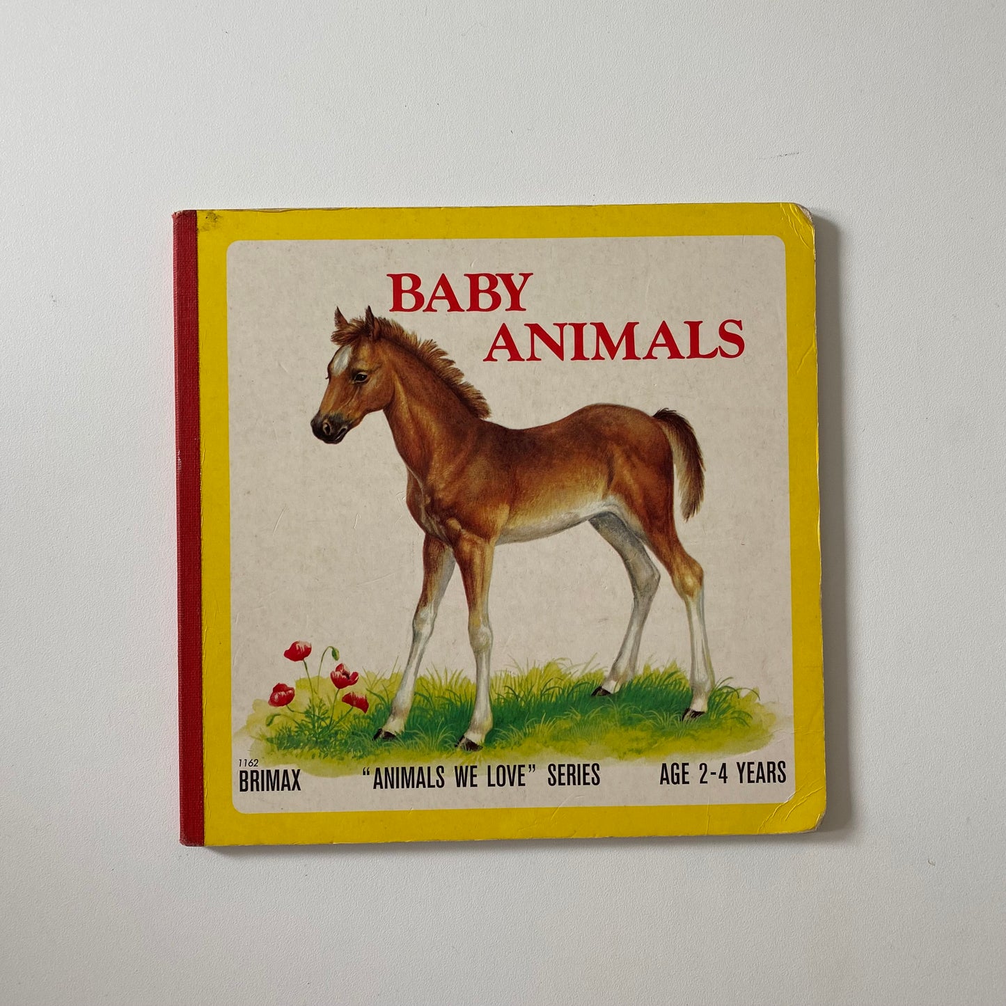 Vintage 1982 baby animals book